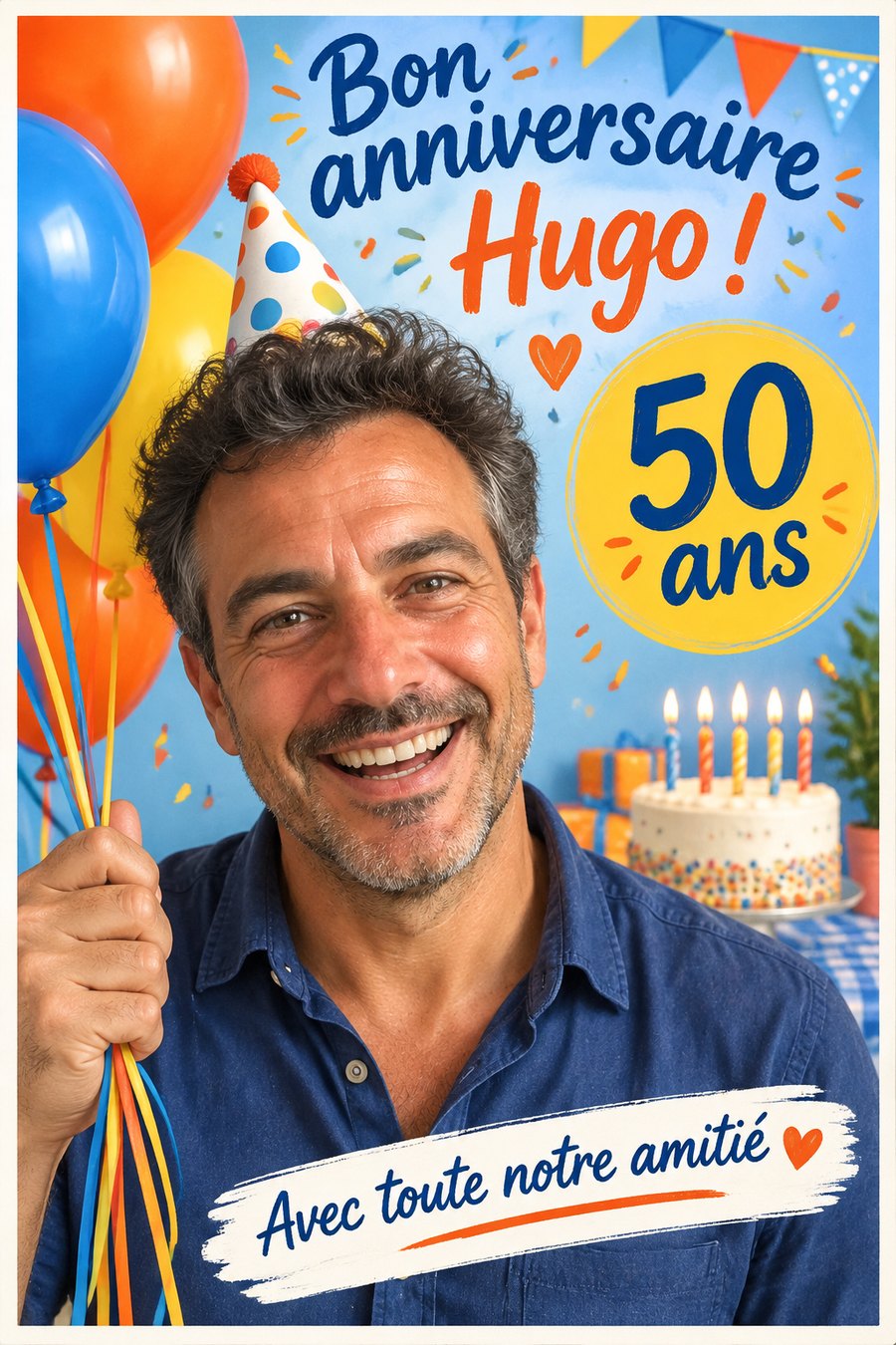 Biglietto di compleanno 50 anni