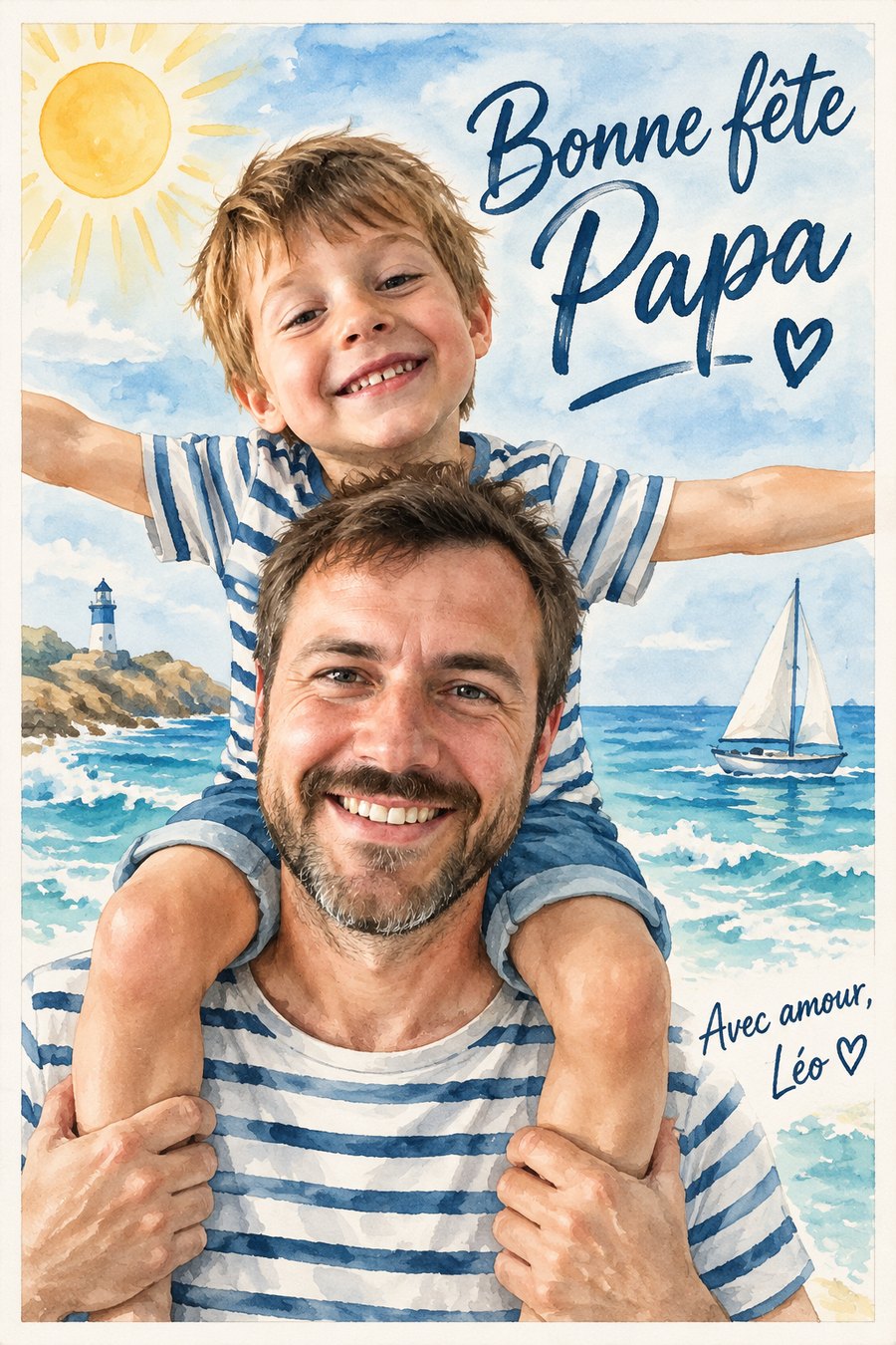 Biglietto per la festa del papà
